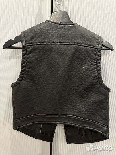 Кожаная жилетка eleven paris