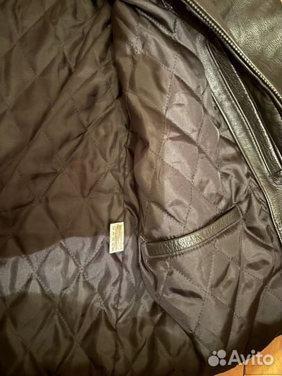 Кожаная куртка мужская 50