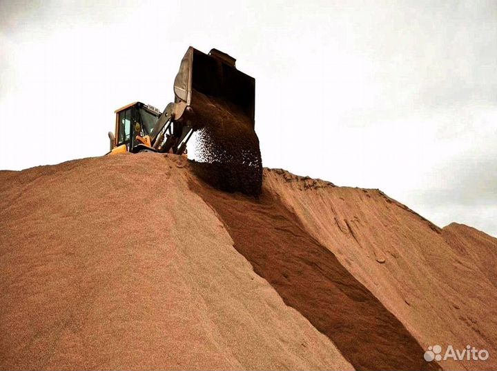 Песок с доставкой (карьерный, мытый)