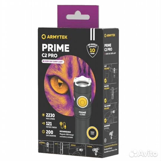 Armytek Prime C2 Pro Magnet USB Теплый F08101W