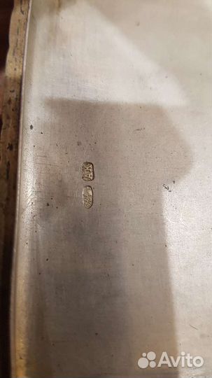 Портсигар серебро 84