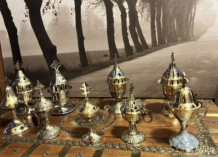 Кадильницы латунные. Новые