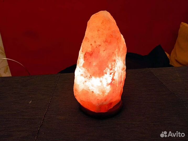 Настольная лампа из гималайской соли
