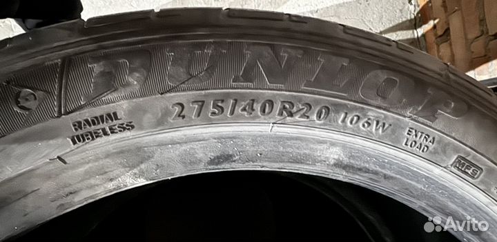 Dunlop SP Sport Maxx 275/40 R20 и 315/35 R20 W