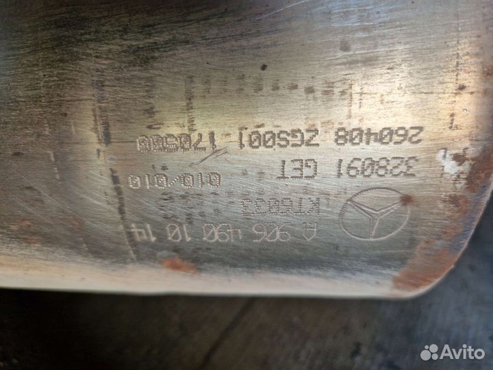 Катализатор Mercedes Sprinter W 906