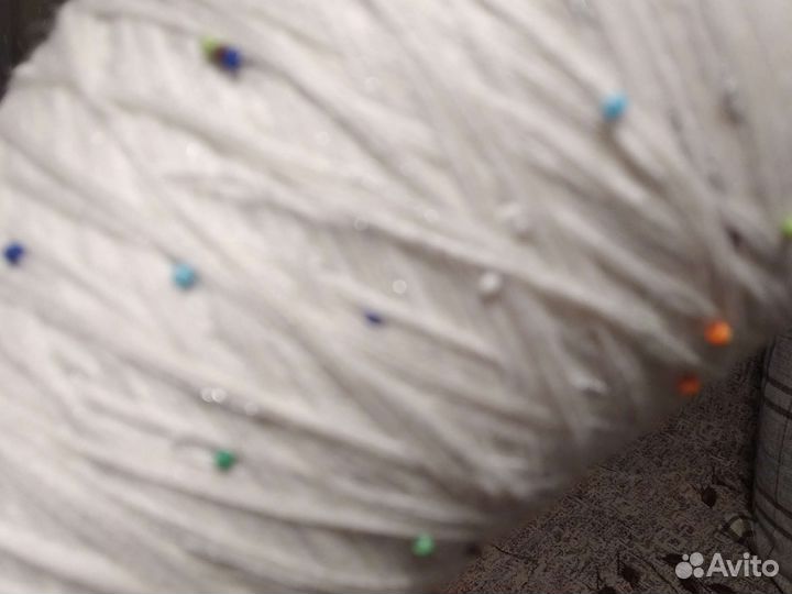 Меринос с люрексом и бисером цена за 100 гр