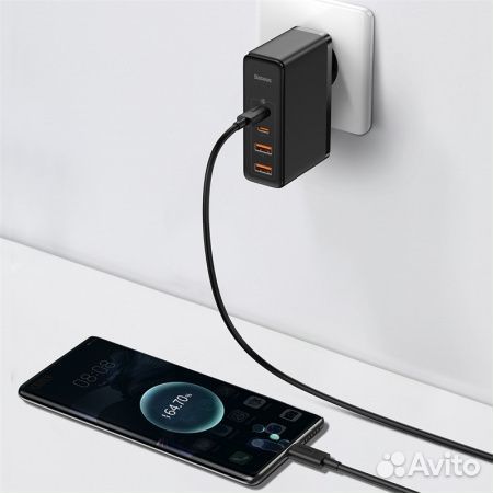 Зарядное Baseus GaN 100W