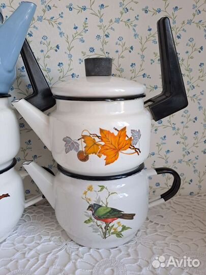 Чайник заварочный эмалированный СССР
