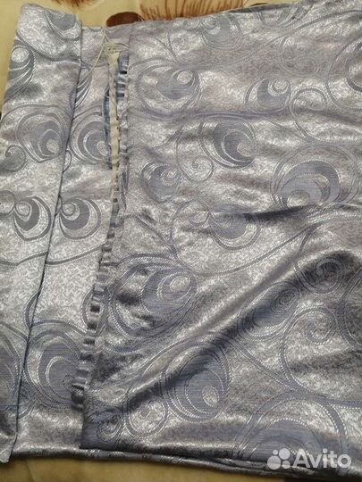 Штора цвет голубой, Ярче цвет