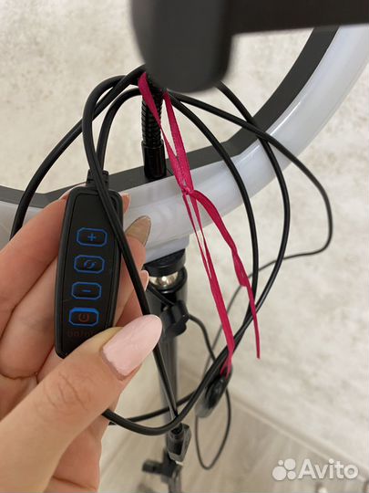 Кольцевая лампа со штативом бу