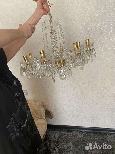 Люстра Чешская хрустальная