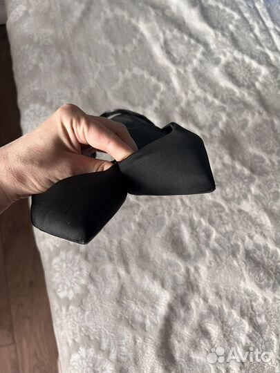 Туфли zara слингбэки 37