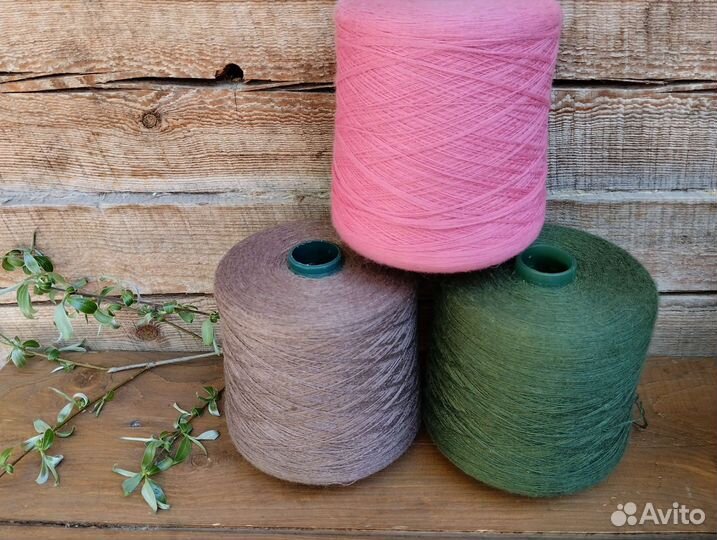 Пряжа бобинная 100 и 50/50 