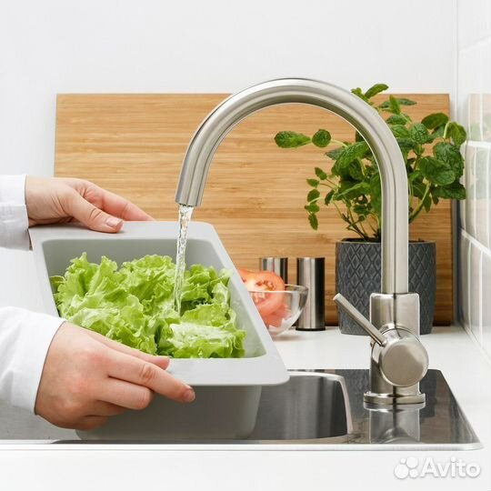 Смеситель для раковины (умывальника) икеа глюпен