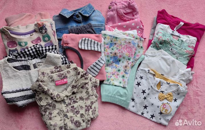 Вещи пакетом для девочки 80-104 р