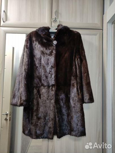 Шуба норковая 46