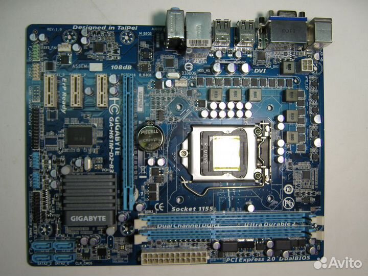 Gigabyte 1155 сокет + core i3 + 4gb ddr3