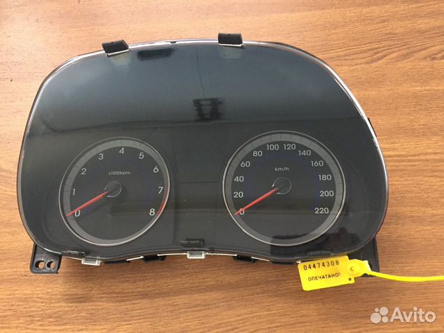 Панель приборов Hyundai Solaris, I