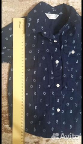 Рубашка на мальчика 104