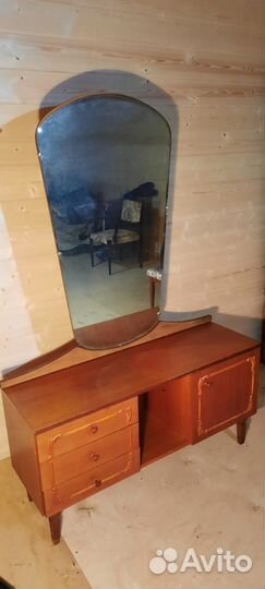 Комплект мебели СССР, тумба, банкетка, трюмо