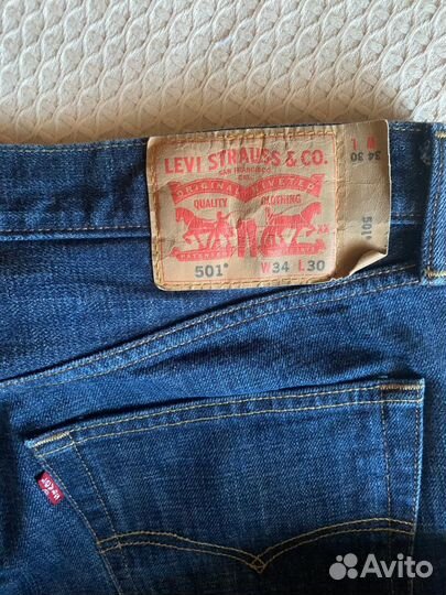 Мужские джинсы levis 501