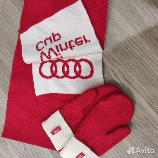 Подарочный набор Варежки и шарф audi