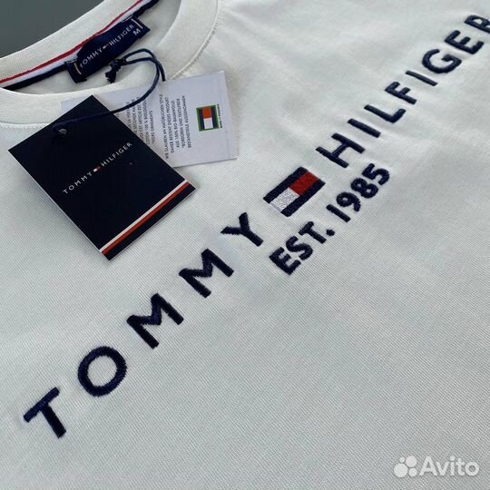 Футболка мужская tommy hilfiger белая