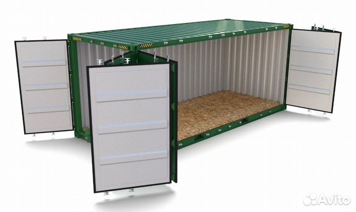 20 футовый высокий и широкий контейнер (ширина 289