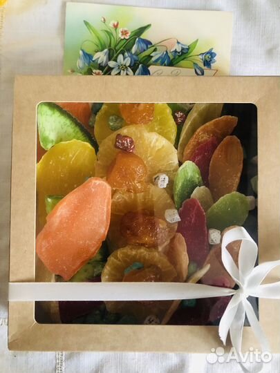 Сладкие подарки из вкусных цукатов, орехов