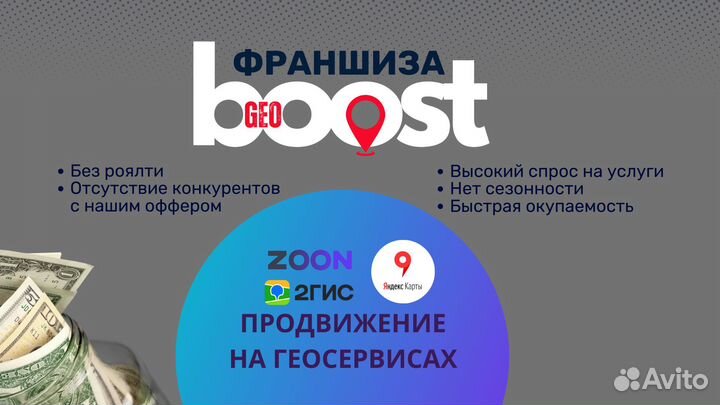 Франшиза GeoBoost - продвижение на геосервисах