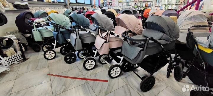 Коляска детская 2в1 3в1 Alis Berta в наличии в асс