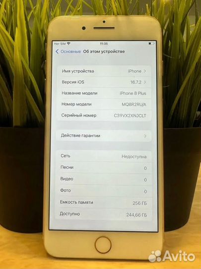 iPhone 8 Plus, 256 ГБ