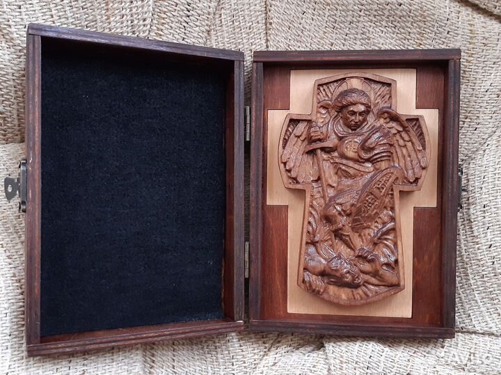 Крест объемный 3D Архангел Михаил