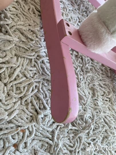 Качалка лошадь белая Германия со звуками