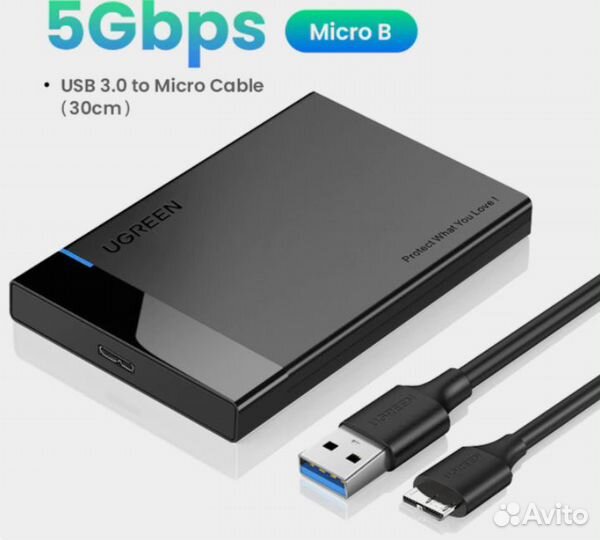 Внешний корпус для HDD/SSD 2,5