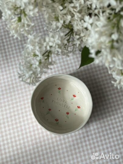 Тарелка керамика ручной работы