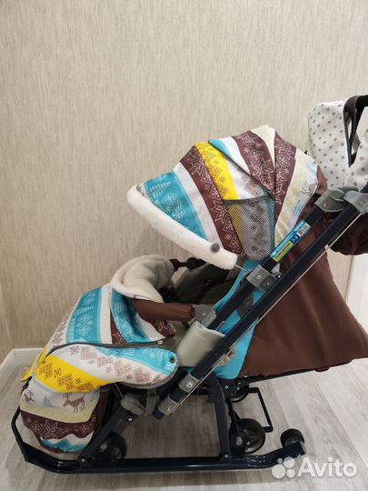 Детские санки коляска бу