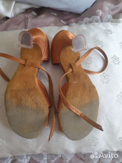 Туфли,латина,атлас