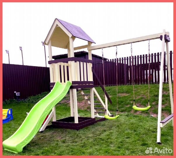 Детский игровой комплекс из дерева