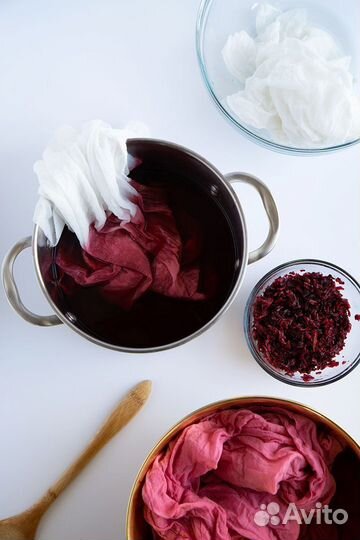 Натуральный краситель для ткани пряжи