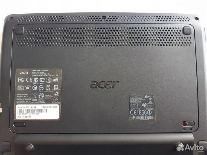 Нетбук acer aspire one D257