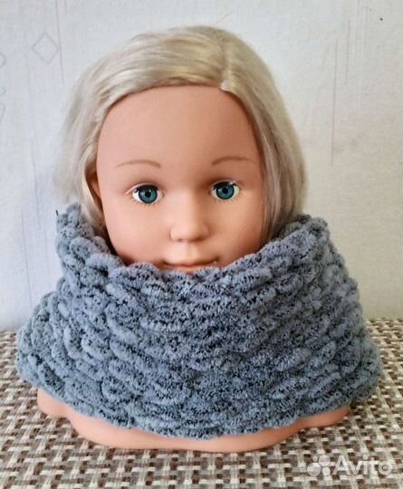 Снуд горловина в два оборота из Ализе