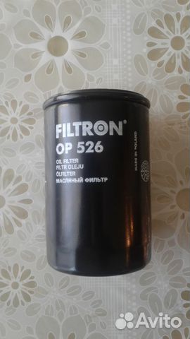 Фильтр масляный filtron OP526