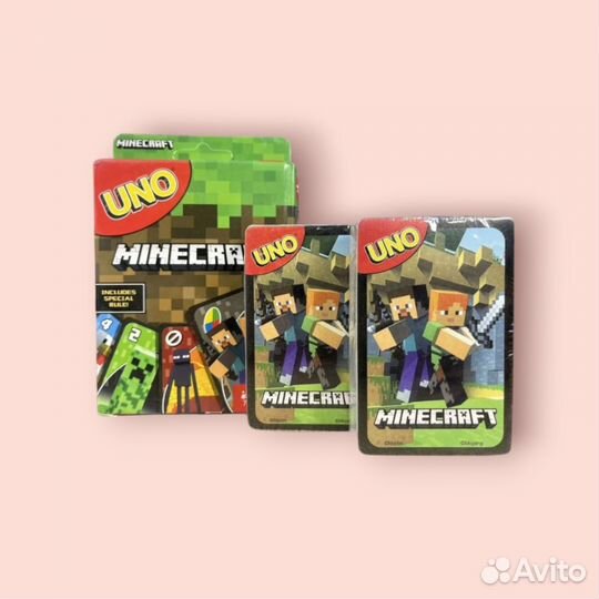 Настольная игра Uno Minecraft