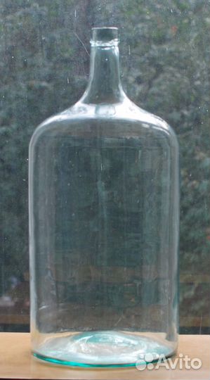 Бутыль старинная, редкая, 4,5 литра