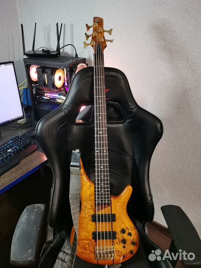 Бас-гитара Ibanez SR805-AM Amber