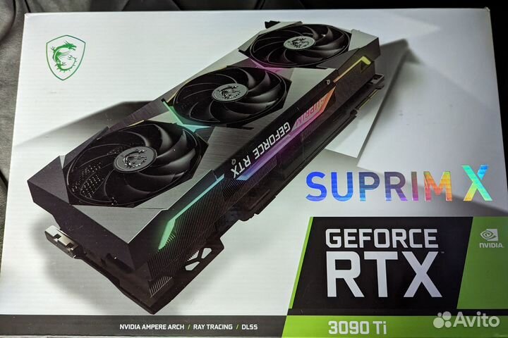 Видеокарта MSI GeForce RTX 3090 Ti suprim X