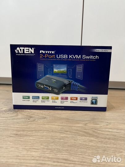 KVM переключатель aten CS62U