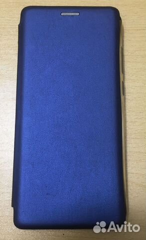 Чехол книжка для Xiaomi Redmi Note8 Pro синий