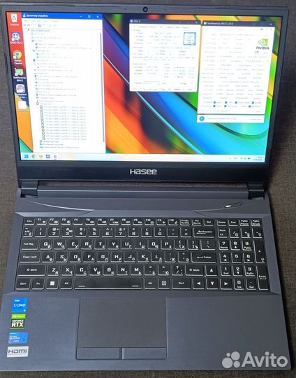 Игровой ноутбук Hasee Z7-TA5NA